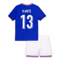 Camiseta Francia Kante #13 Primera Equipación Replica Eurocopa 2024 para niños mangas cortas (+ Pantalones cortos)